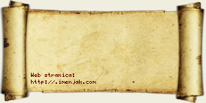 Irena Jačovac vizit kartica